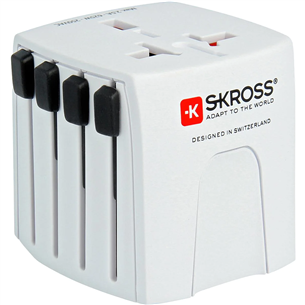 Skross MUV Micro, valge - Reisiadapter