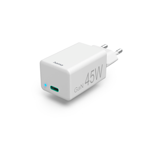 Hama Fast Charger, USB-C, 45 W, white - Power adapter 00201653