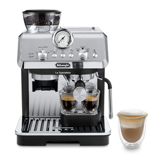 DeLonghi La Specialista Arte, roostevaba teras - Manuaalne espressomasin