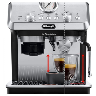 DeLonghi La Specialista Arte, stainless steel - Manual espresso machine