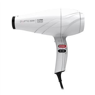 GA.MA, Pluma 5500 Oxy-Active, 2400 W, valge - Föön
