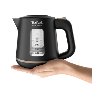 Tefal Includeo, 2400 W, 1 L, must - Veekeetja