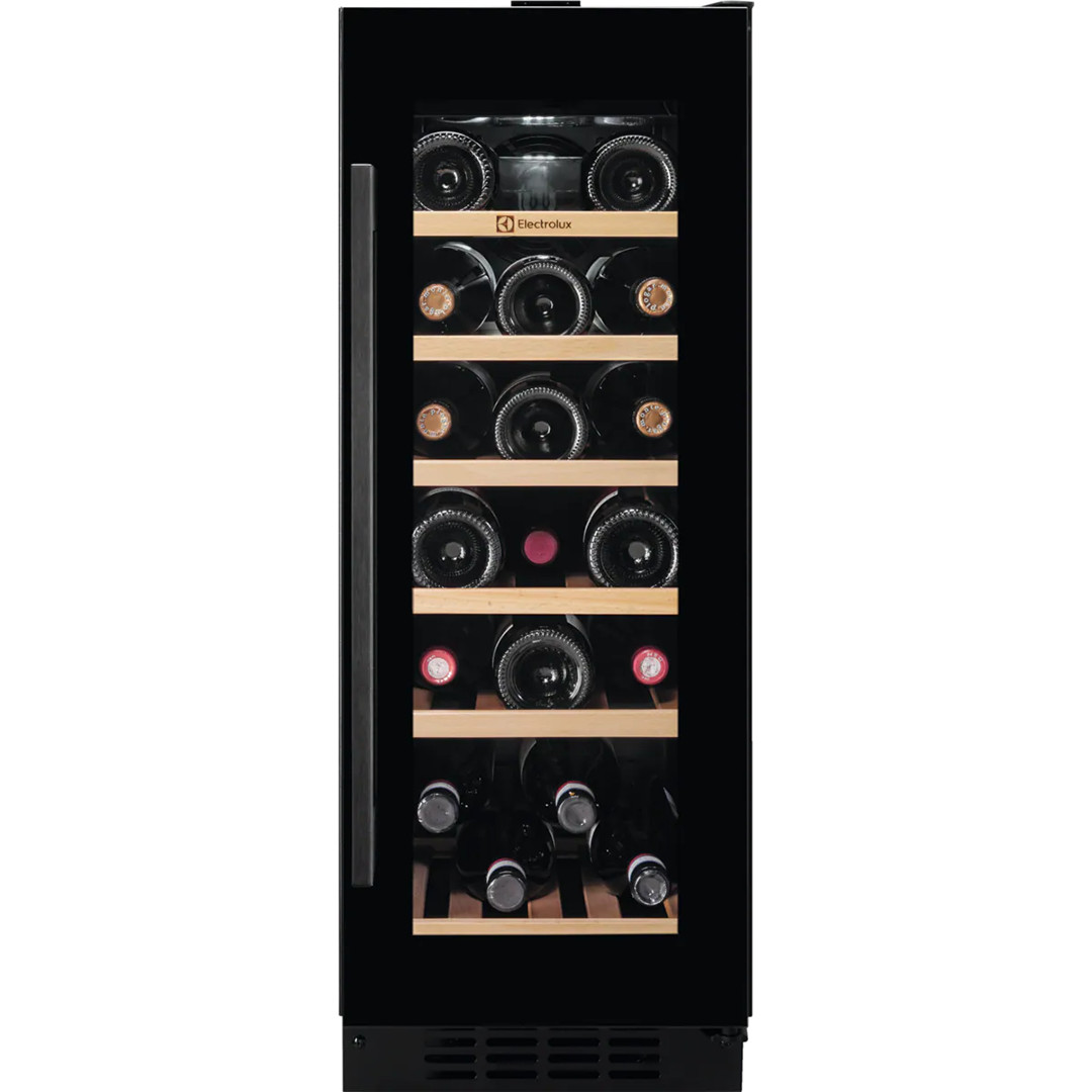 Electrolux 500, 20 bottles, height 82 cm, black - Built-in Wine Cooler