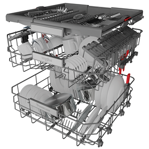 Whirlpool, Hygenic+, 14 place settings - Built-in Dishwasher