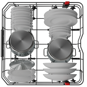 Whirlpool, Hygenic+, 14 комплектов посуды - Интегрируемая посудомоечная машина