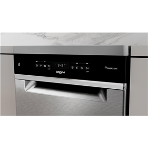 Whirlpool, 10 place settings, silver - Freestanding Dishwasher