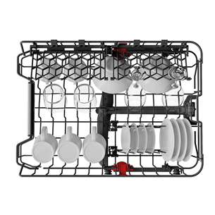 Whirlpool, 10 комплектов посуды, белый - Отдельностоящая посудомоечная машина