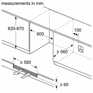 Bosch seeria 6, 44 pudelit, kõrgus 82 cm, must - Integreeritav veinikülmik