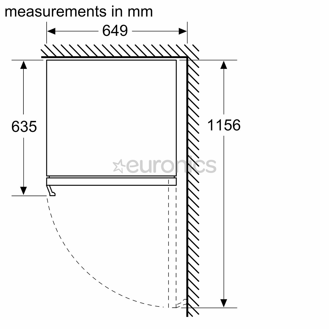 Bosch Series 6, 44 бутылки, высота 82 см, черный - Интегрируемый винный шкаф