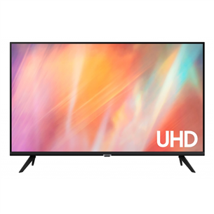 Samsung AU7092, 65'', 4K UHD, LED LCD, боковые ножки, черный - Телевизор