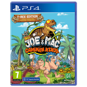 New Joe & Mac Caveman Ninja T-Rex Edition, PlayStation 4 - Игра 3701529501098