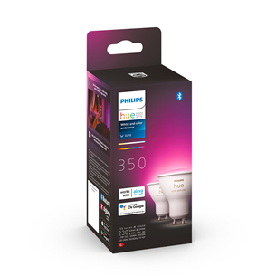 Philips Hue White and Color Ambiance, GU10, 2 pcs, color - Smart Lights