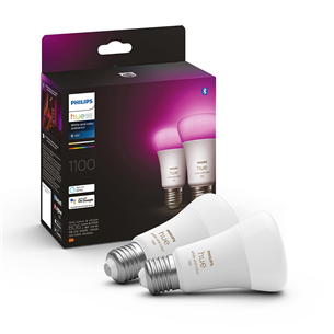 Philips Hue White and Color Ambiance, E27, 2 tk, värviline - Nutivalgusti komplekt