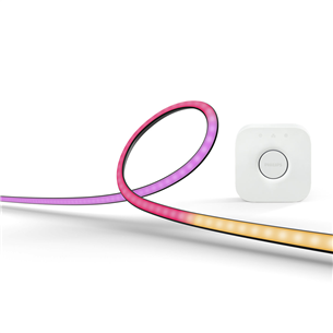 Philips Hue Play Gradient PC Lightstrip, 24''-27'' + sild, must/valge - LED valgusriba arvutile