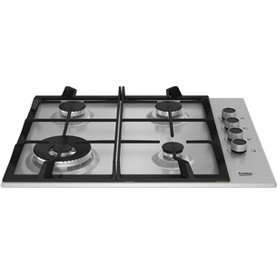 Beko, width 61 cm, stainless steel - Built-in Gas Hob