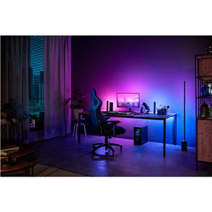 Philips Hue Play Gradient PC Lightstrip, 24''-27'' + sild, must/valge - LED valgusriba arvutile
