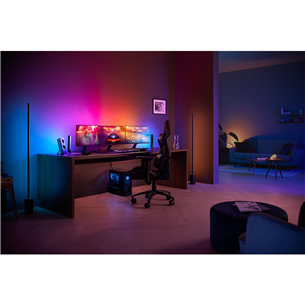 Philips Hue Play Gradient PC Lightstrip, 3x 24''-27'' + sild, must/valge - LED valgusriba arvutile