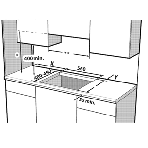 Beko, laius 61 cm, roostevaba teras - Integreeritav gaasipliidiplaat