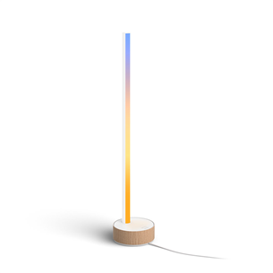 Philips Hue White and Color Ambiance Gradient Signe Table Lamp, EU/UK, белый/дуб - Умный светильник 929003479601