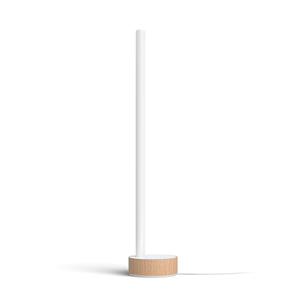 Philips Hue Signe, White and Color Ambiance, EU/UK, white/oak - LED Table Lamp