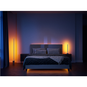 Philips Hue Signe, White and Color Ambiance, EU/UK, white/oak - LED Table Lamp