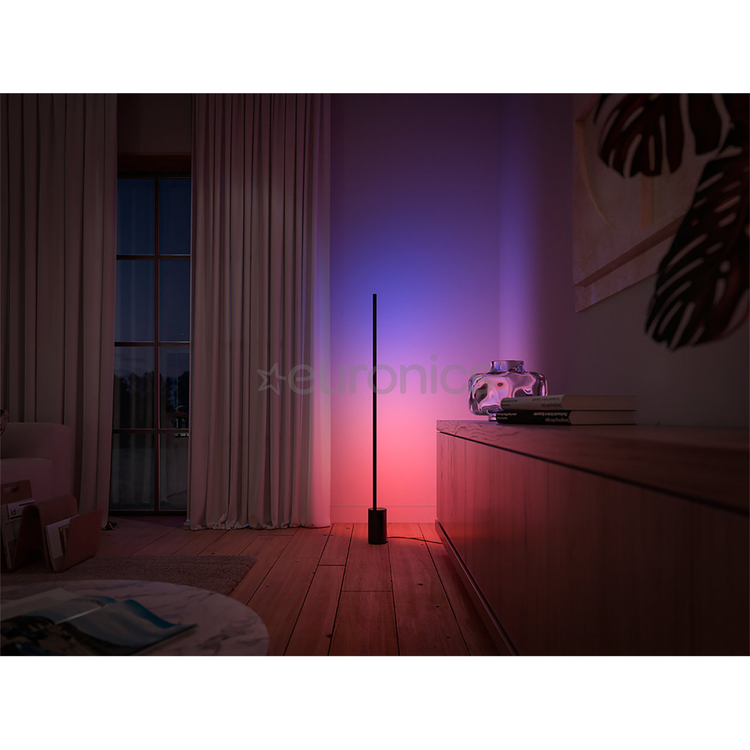 Philips Hue Signe, White and Color Ambiance, black - LED Floor Lamp