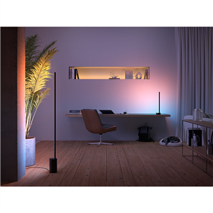 Philips Hue Signe, White and Color Ambiance, black - LED Floor Lamp