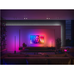 Philips Hue Signe, White and Color Ambiance, must - LED põrandalamp