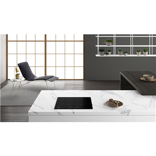 Whirlpool, width 59 cm, frameless, black - Built-in Induction Hob