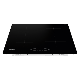 Whirlpool, width 59 cm, frameless, black - Built-in Induction Hob