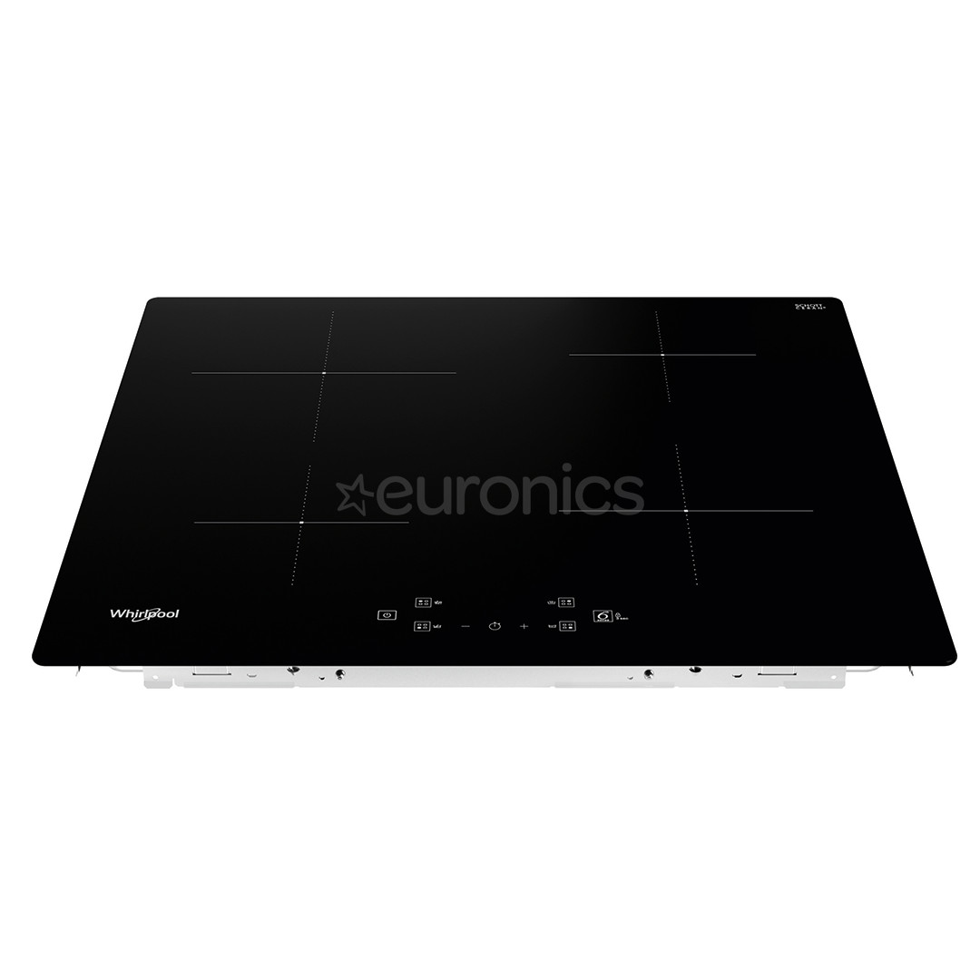 Whirlpool, width 59 cm, frameless, black - Built-in Induction Hob