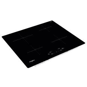 Whirlpool, width 59 cm, frameless, black - Built-in Induction Hob