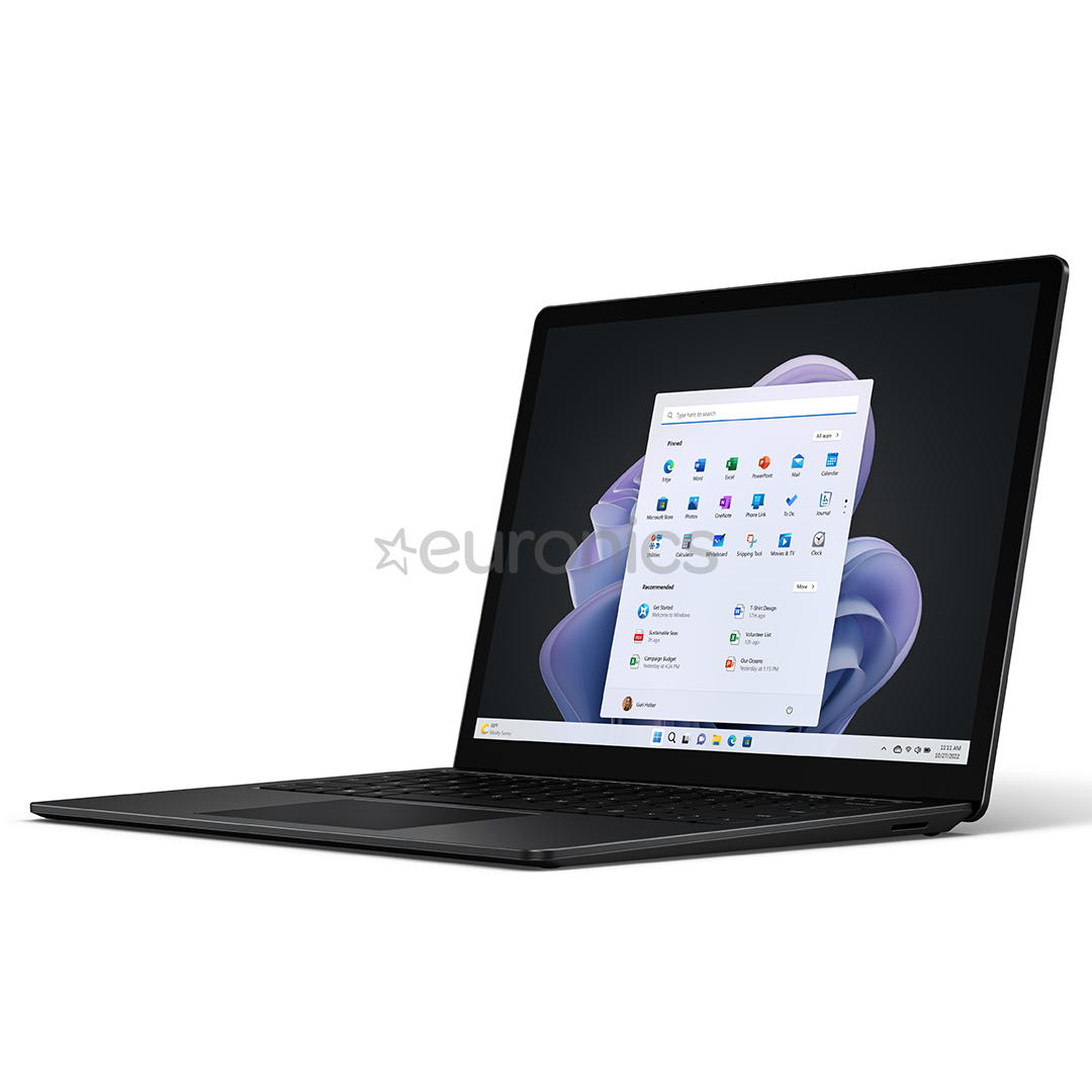 Microsoft Surface Laptop 5, 13,5'', i7, 16 GB, 512 GB, puutetundlik, must - Sülearvuti