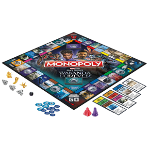 Hasbro Monopoly: Black Panther Wakanda Forever - Board game