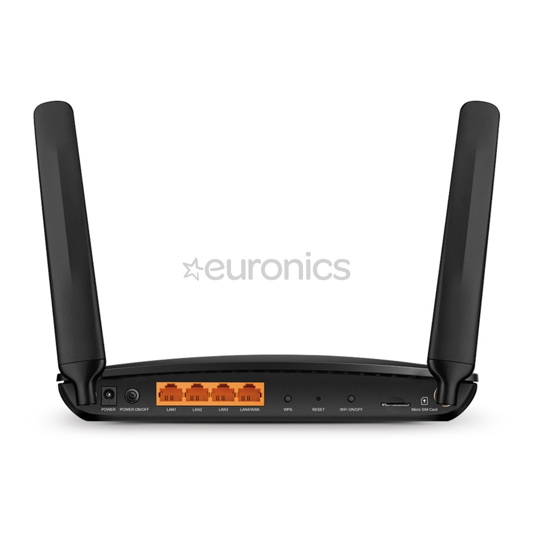 TP-Link Archer MR600, 4G+ Cat6 AC1200; black - WiFi router