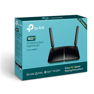 TP-Link Archer MR600, 4G+ Cat6 AC1200, must - WiFi ruuter