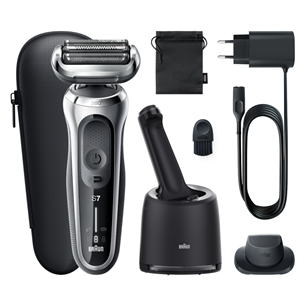 Braun Series 7 360° Flex, AutoSense, Wet & Dry, must/hõbedane - Pardel 71-S7200CC