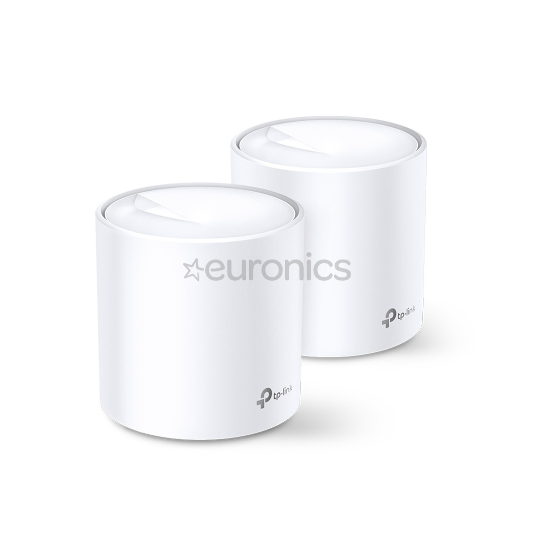 TP-Link Deco X60, WiFi 6, mesh, 2 tükki, valge - WiFi ruuter