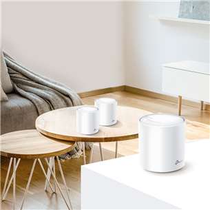 TP-Link Deco X60, WiFi 6, mesh, 2 шт., белый - WiFi-роутер