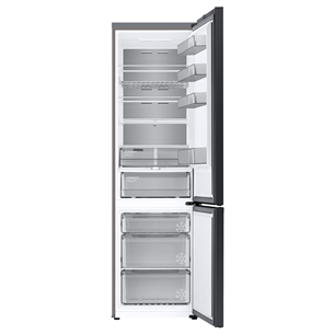 Samsung BeSpoke, height 203 cm, 387 L, silver - Refrigerator