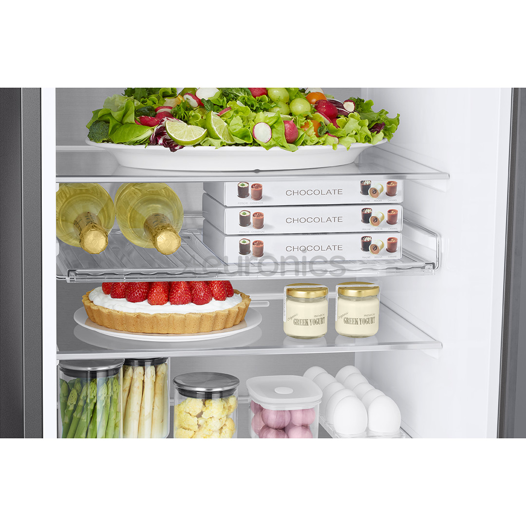 Samsung BeSpoke, 390 L, height 203 cm, white - Refrigerator