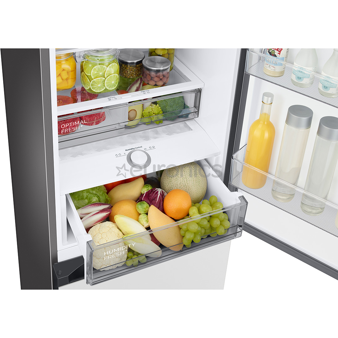 Samsung BeSpoke, 390 L, height 203 cm, white - Refrigerator