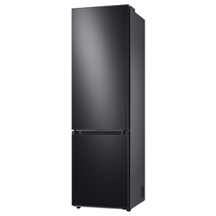 Samsung BeSpoke, 387 L, height 203 cm, black - Refrigerator