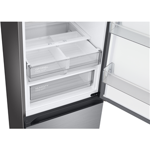 Samsung BeSpoke, 387 L, height 203 cm, stainless steel - Refrigerator