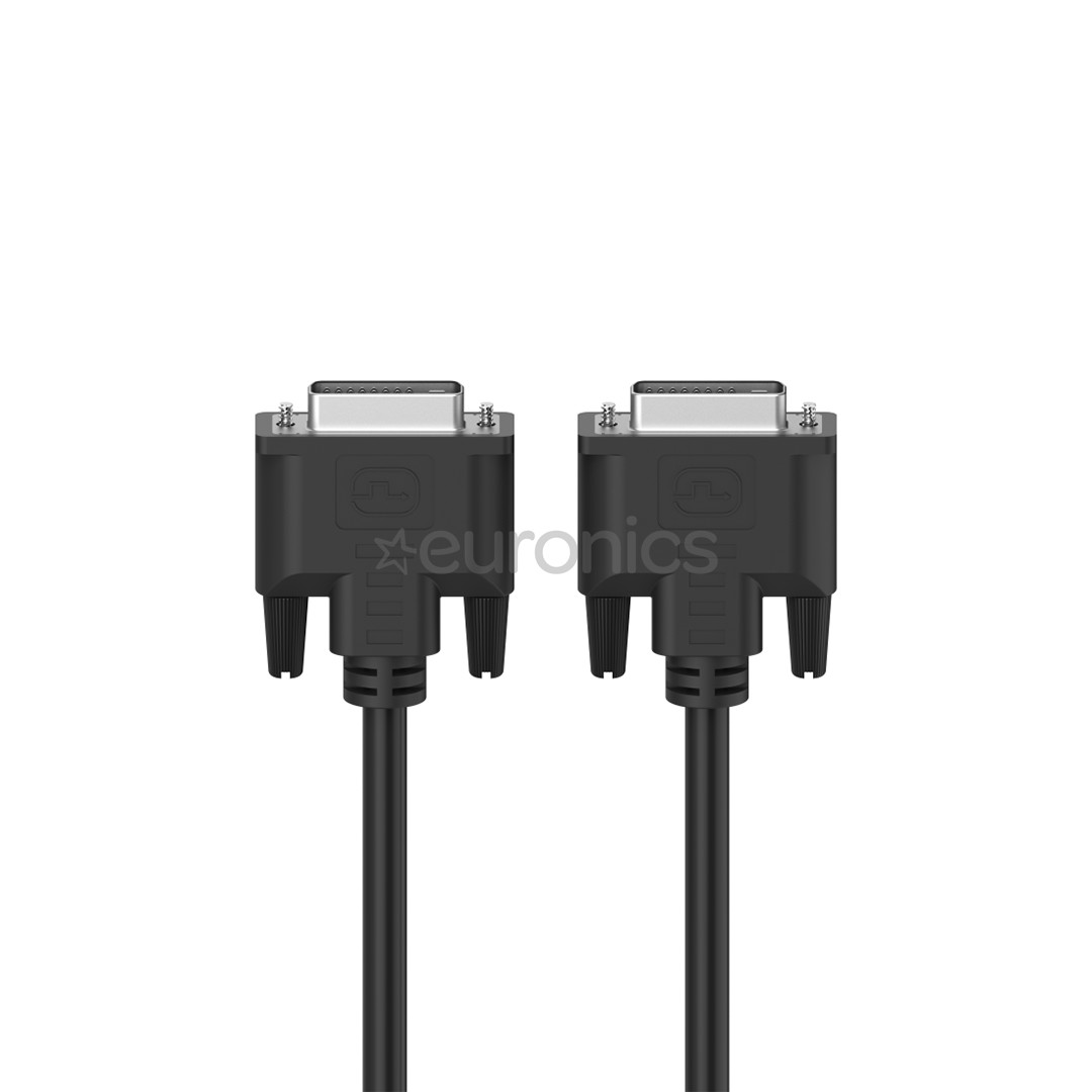 Hama DVI, WQHD, 1,5 m, must - Kaabel