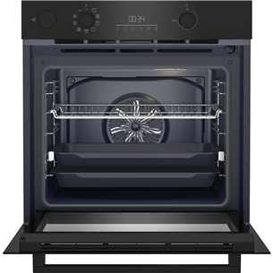 Beko, Beyond, pyrolytic cleaning, 72 L, black - Built-in Oven