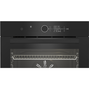 Beko, Beyond, pyrolytic cleaning, 72 L, black - Built-in Oven