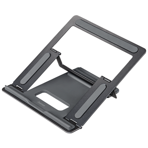 Hama Metal Notebook Stand, height adjustable, black - Notebook stand 00053048