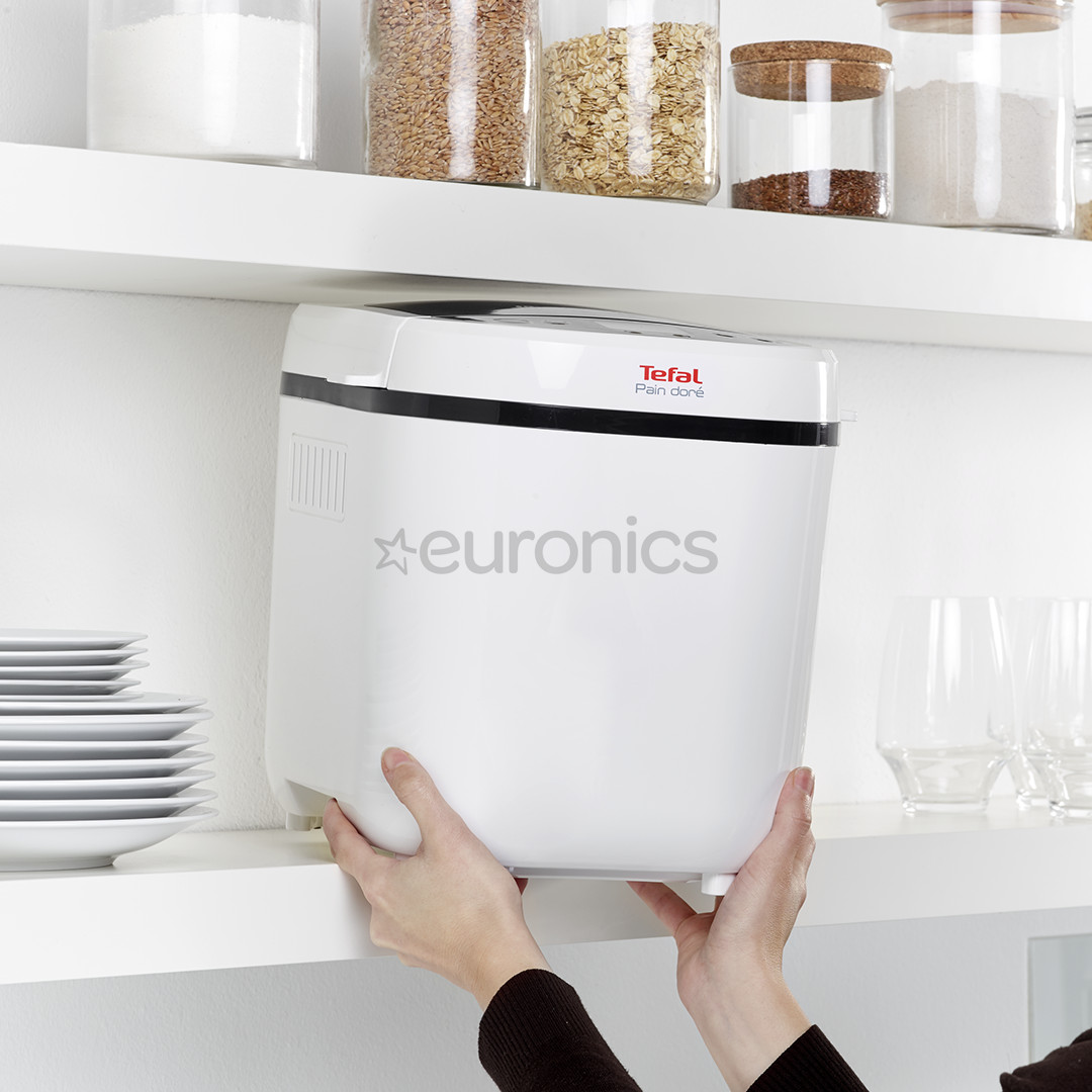 Tefal Pain Dore, 700 Вт, белый/черный - Хлебопечка