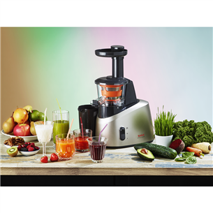 Tefal Infiny Juice, 200 Вт, серебристый - Шнековая соковыжималка